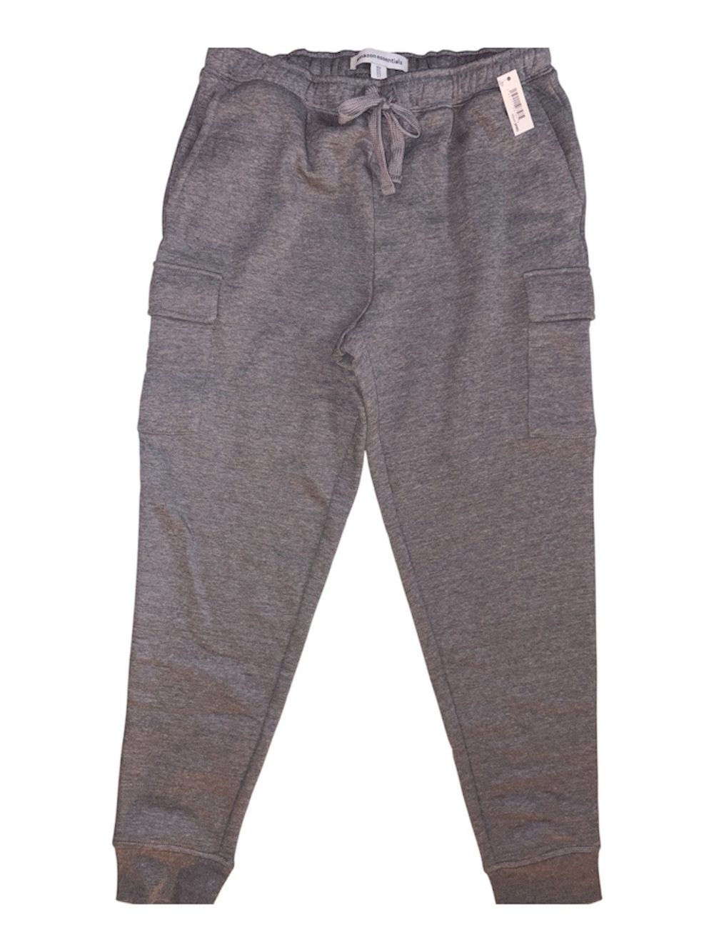 NWT Amazon Essentials size M Men's gray Cargo Sweatpants